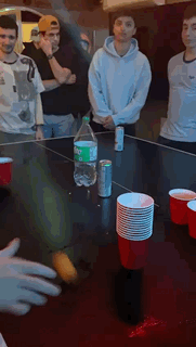 Beer Pong at Montreal Premium Student Residence