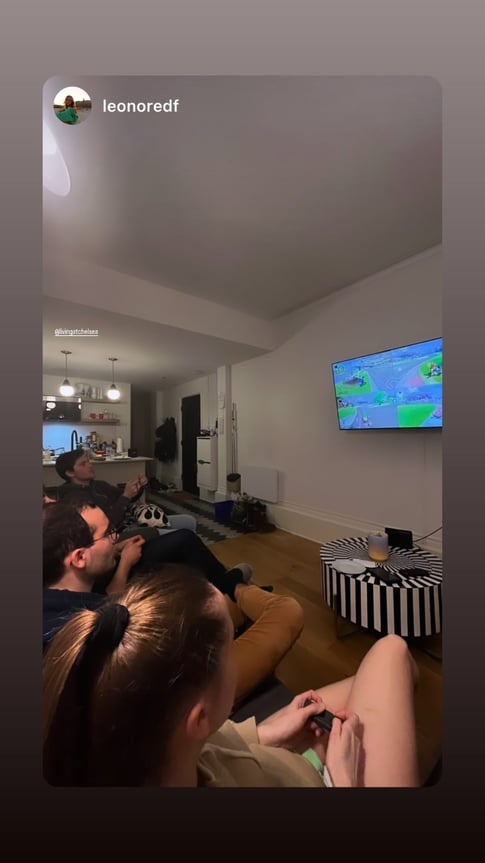 game night in one apartment at chelsea house