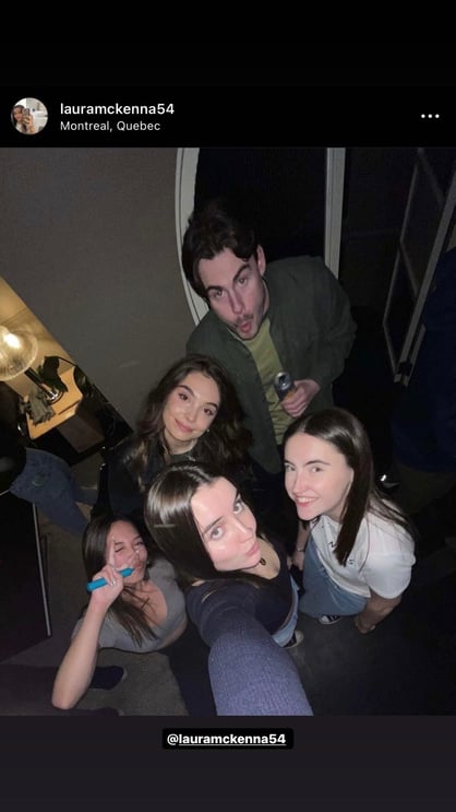 chelsea house members partying at the lounge