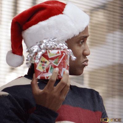 secret santa guessing his gift