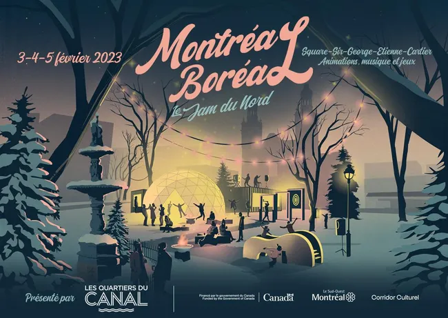 Montreal Boreal event near student residence