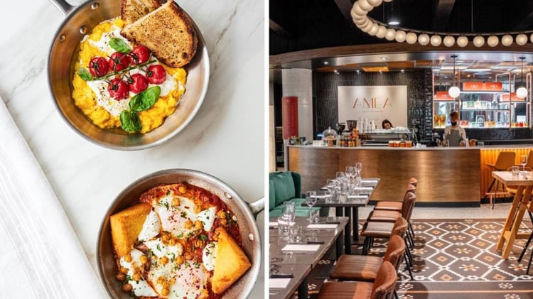 two-mediterranean-brunch-dishes-from-amea-cafe-in-montreal-quebec-right-the-interior-of-amea-cafe-in-montreal-quebec