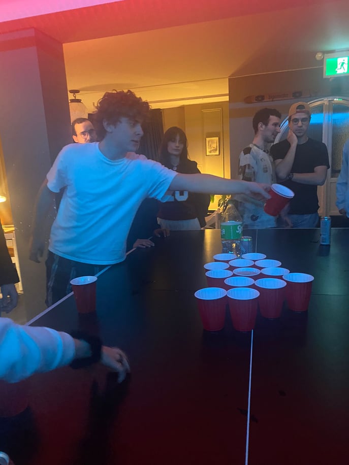 Chelsea House Montreal Student Premium Residence Beer Pong Party