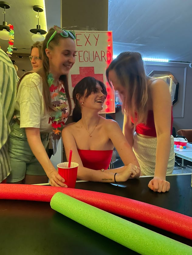 Chelsea House pool party