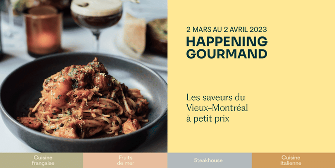 happening gourmand